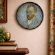 Van Gogh Otoportre Desenli Cam Duvar Saati 28 cm – Sessiz Mekanizma, Modern Dekor Van Gogh Otoportre Desenli Cam Duvar Saati 28 cm – Sessiz Mekanizma, Modern Dekor