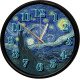 Van Gogh Yıldızlı Gece Tasarımlı Dekoratif Duvar Saati - 28 cm Sessiz Mekanizma Van Gogh Yıldızlı Gece Tasarımlı Dekoratif Duvar Saati - 28 cm Sessiz Mekanizma