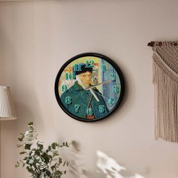 Van Gogh Otoportre Desenli Duvar Saati 28 cm – Sessiz Mekanizma, Modern Dekor Van Gogh Otoportre Desenli Duvar Saati 28 cm – Sessiz Mekanizma, Modern Dekor