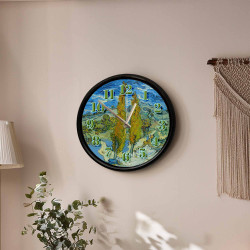 Van Gogh Peyzaj Temalı Desenli Duvar Saati 28 cm – Sessiz Mekanizma, Modern Dekor Van Gogh Peyzaj Temalı Desenli Duvar Saati 28 cm – Sessiz Mekanizma, Modern Dekor