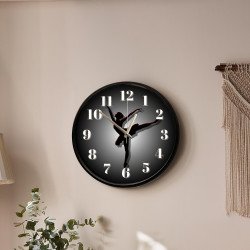 Balerin Silüet Temalı Duvar Saati 28 Cm – Sessiz Mekanizma Modern Dekor Balerin Silüet Temalı Duvar Saati 28 Cm – Sessiz Mekanizma Modern Dekor