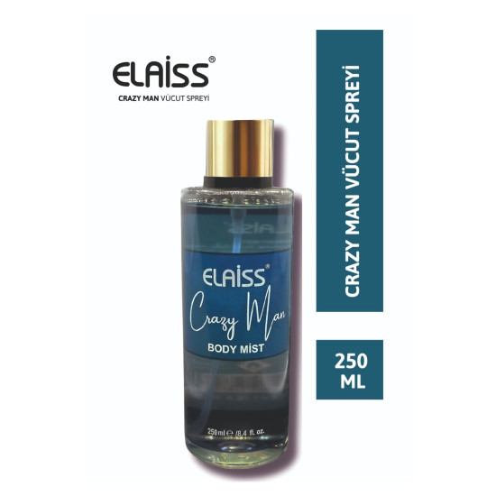 Body Mist Erkek Vücut Spreyi Crazy Man