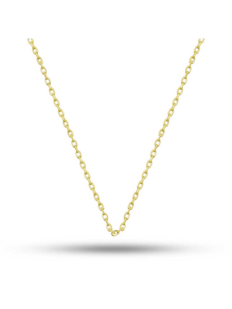 Gümüş Gold 0.30 Mikron 45 Cm Forse Kadın Zincir CSR2184831