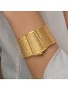 Gümüş Gold Trabzon Hasır Kadın Bileklik CSR2184626