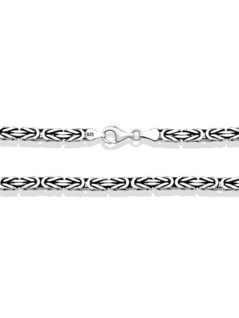 Gümüş Kral Zincir - 10 mm Köşeli CSR2182944