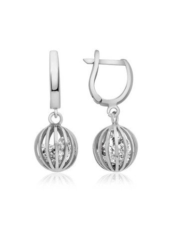 ​Gümüş Taşlı Küre Küpe CSR2182615