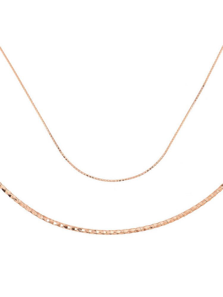 Gümüş Omega Choker Zincir CSR2182980