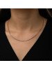 Gümüş Omega Choker Zincir CSR2182980