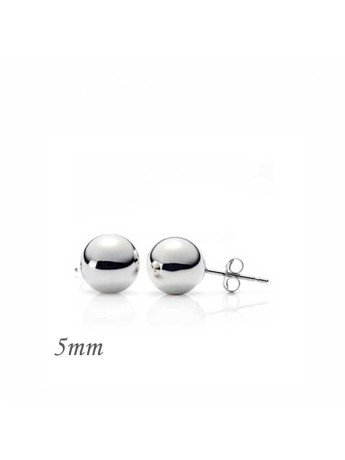 Gümüş Top Küpe - 5 mm CSR2181859