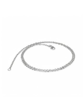Minik Boy Beyaz Çelik Kolye 0.5Mm CSR1180286