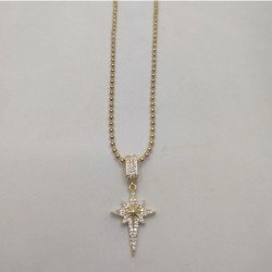 Luli Gold Renk Yıldız Figürlü Paslanmaz Çelik Kadın Kolye