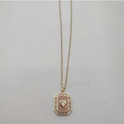 Luli Özel Tasarım Gold Renk Paslanmaz Çelik Kolye