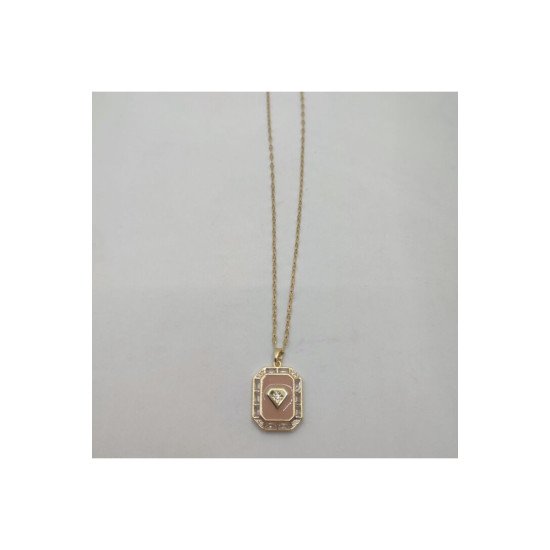 Luli Özel Tasarım Gold Renk Paslanmaz Çelik Kolye Luli Özel Tasarım Gold Renk Paslanmaz Çelik Kolye