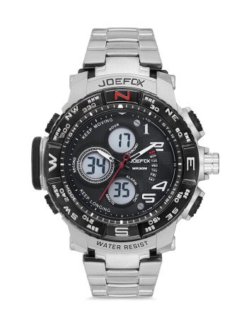 Joefox Dijital ve Analog Erkek Kol Saati JF1711GYS004