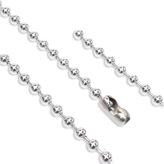 Damla çelik zincir erkek kolye 6 mm, maskülen tasarım