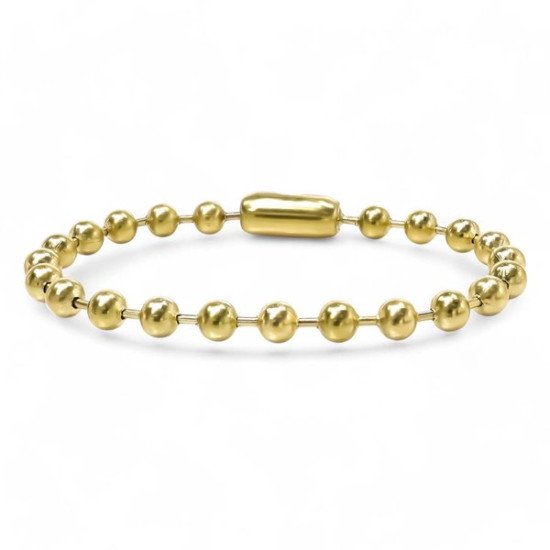 Erkek 6mm çelik top zincir bileklik 6mm çelik top zincir erkek bileklik