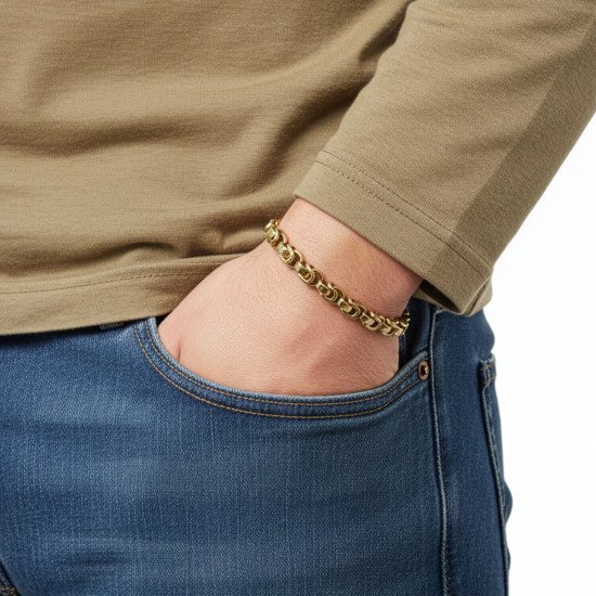 Box Cuban Zincir Çelik Erkek Bileklik 6mm Box Cuban Zincir Çelik Erkek Bileklik 6mm