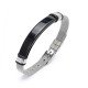 İsim Yazılabilir Ayarlanabilir Çelik Erkek Bileklik