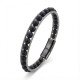 Oniks Doğal Taş ve Çelik Halat Örgü Erkek Bileklik Oniks Doğal Taş ve Çelik Halat Örgü Erkek Bileklik