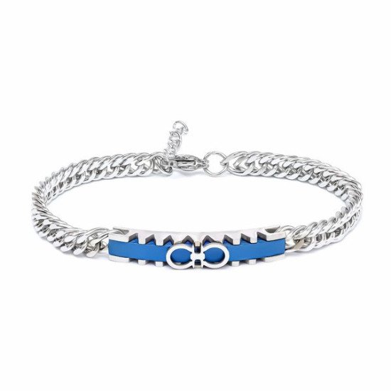 Sonsuzluk Motifli Çelik Erkek Bileklik