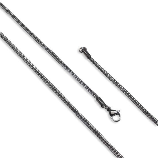 Yılan zincir modeli 2mm çelik erkek kolye