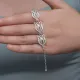 Gümüş Lale Motifli Telkari Kadın Bileklik Gümüş Lale Motifli Telkari Kadın Bileklik