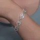Gümüş Lale Motifli Telkari Kadın Bileklik Gümüş Lale Motifli Telkari Kadın Bileklik