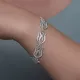 Gümüş Lale Motifli Telkari Kadın Bileklik Gümüş Lale Motifli Telkari Kadın Bileklik