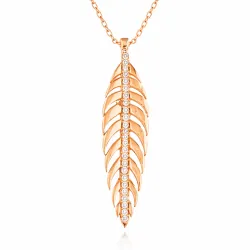 Gümüş Ceviz Yaprağı Bayan Kolye