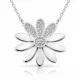 ​Gümüş Çiçek Bayan Kolye