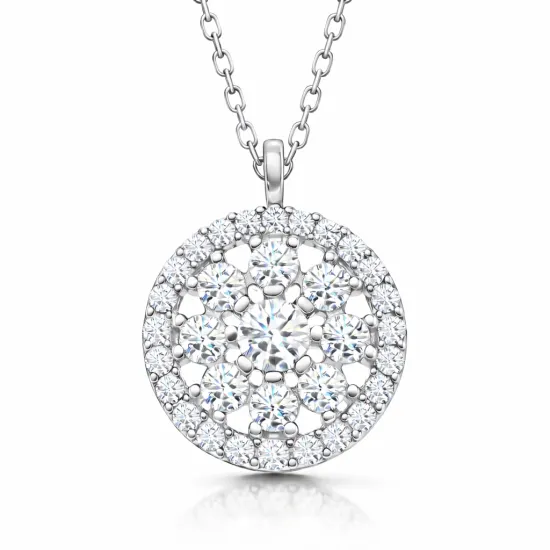 ​Gümüş Çiçek Kadın Kolye