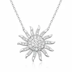 ​Gümüş Güneş Bayan Kolye