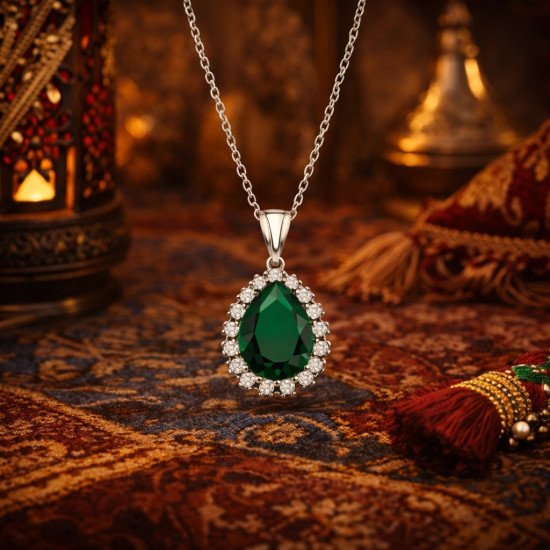 Gümüş Hürrem Sultan Bayan Kolye