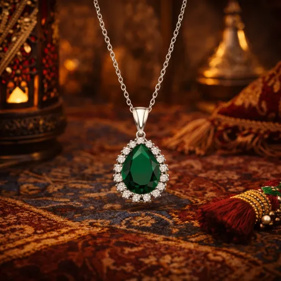 Gümüş Hürrem Sultan Bayan Kolye