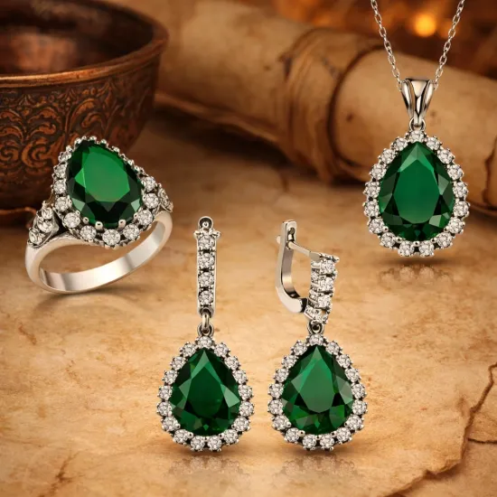 Gümüş Hürrem Sultan Bayan Set