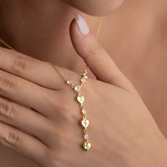 Gümüş Kalbe Giden Yol Zarif Kadın Kolye Gümüş Kalbe Giden Yol Zarif Kadın Kolye