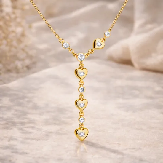 Gümüş Kalbe Giden Yol Zarif Kadın Kolye Gümüş Kalbe Giden Yol Zarif Kadın Kolye