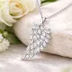 ​Gümüş Melek Kanadı Bayan Kolye
