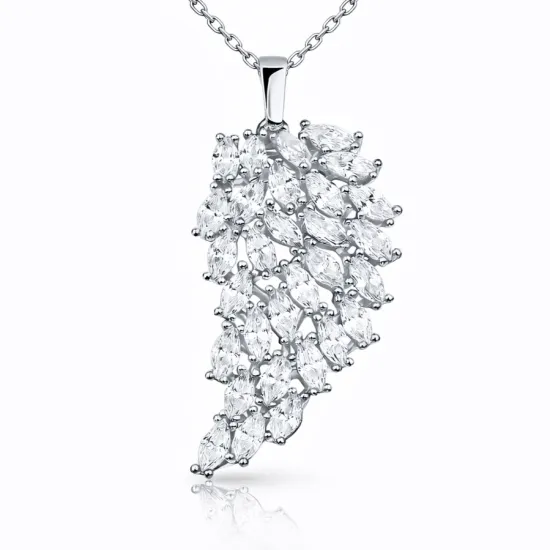 ​Gümüş Melek Kanadı Bayan Kolye