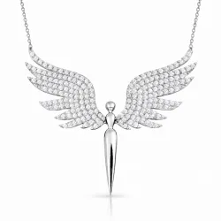 Gümüş Mikail Meleği Bayan Kolye