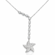 Gümüş Sıralı Zirkon Taşlı Deniz Yıldızı Kadın Kolye