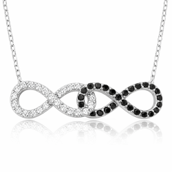 Gümüş Sonsuzluk Bayan Kolye