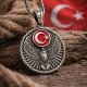 Gümüş Ayyıldız Kartal Erkek Kolye Gümüş Ayyıldız Kartal Erkek Kolye