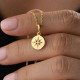 Gümüş Gold Minimal Yıldız Kadın Kolye Gümüş Gold Minimal Yıldız Kadın Kolye