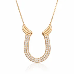 Gümüş Nal Bayan Kolye