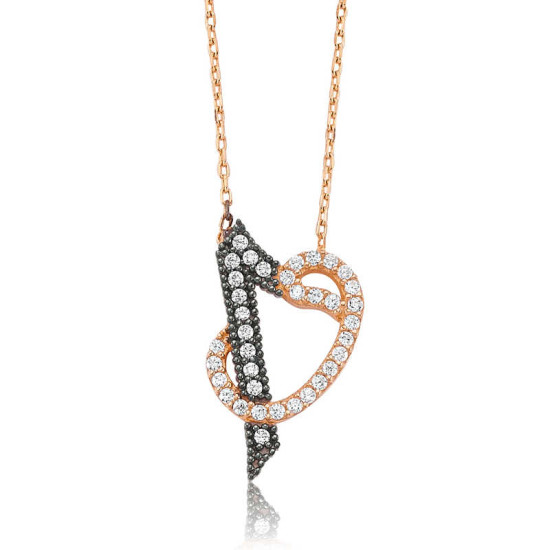 Gümüş Elif Vav Bayan Kolye Gümüş Elif Vav Bayan Kolye