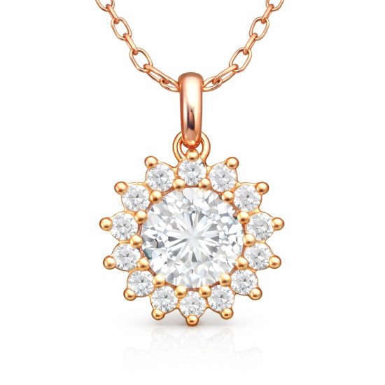 Gümüş Rose Minimal Yuvarlak Anturaj Kadın Kolye Gümüş Rose Minimal Yuvarlak Anturaj Kadın Kolye