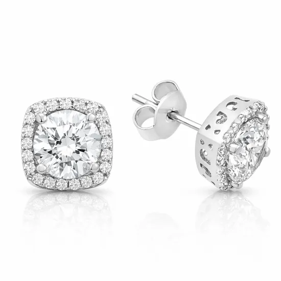 Gümüş Kare Montür Bayan Set