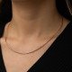 Gümüş Omega Choker Zincir Gümüş Omega Choker Zincir