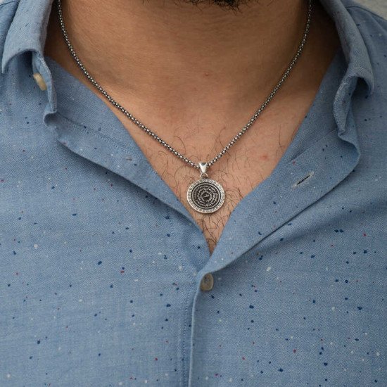 Gümüş Kıtmir Duası Kolye